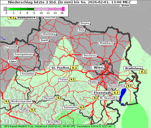Niederschlag, 1. 2. 2026