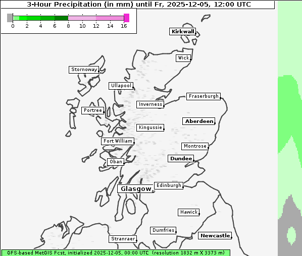 Niederschlag, 5. 12. 2025