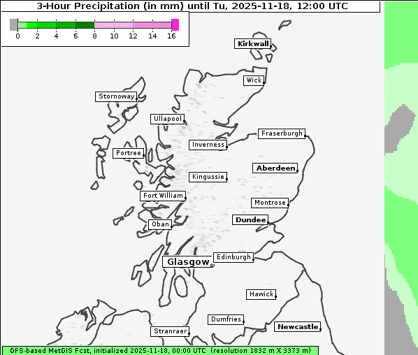 Niederschlag, 18. 11. 2025