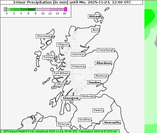 Niederschlag, 24. 11. 2025