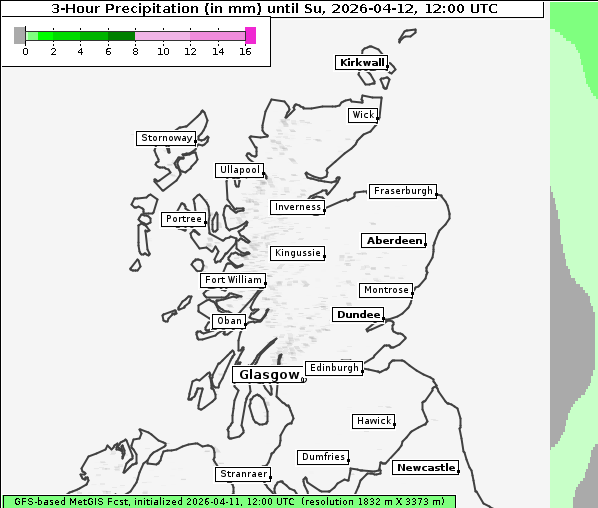Niederschlag, 12. 4. 2026