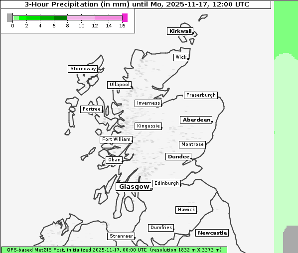 Niederschlag, 17. 11. 2025