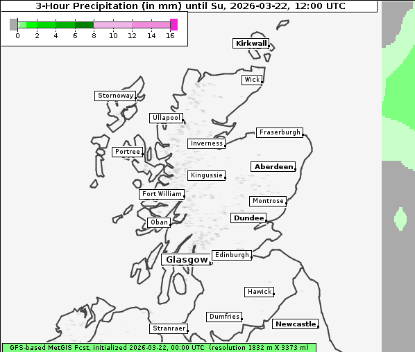 Niederschlag, 22. 3. 2026