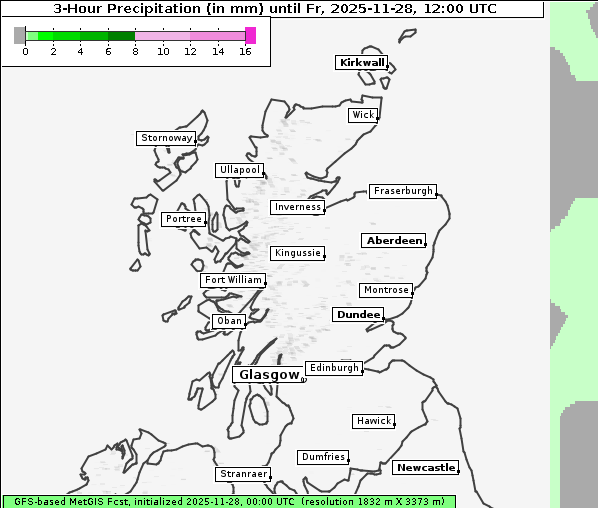 Niederschlag, 28. 11. 2025