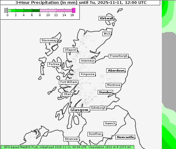 Niederschlag, 11. 11. 2025