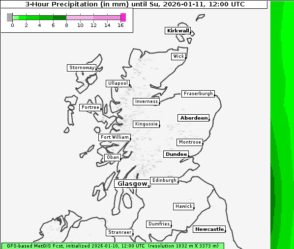Niederschlag, 11. 1. 2026