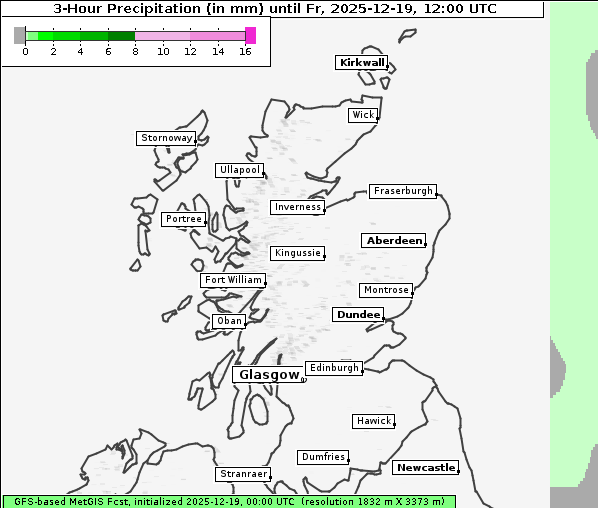 Niederschlag, 19. 12. 2025