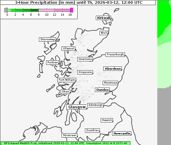 Niederschlag, 12. 3. 2026