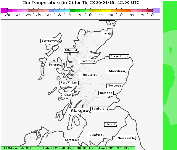 Temperatur, 15. 1. 2026