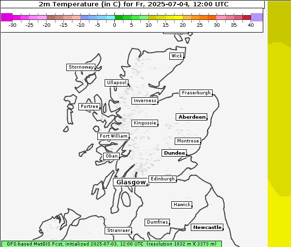 Temperatur, 4. 7. 2025
