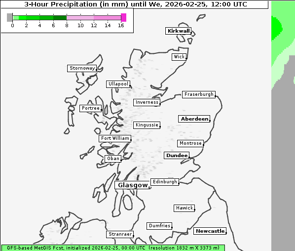 Niederschlag, 25. 2. 2026