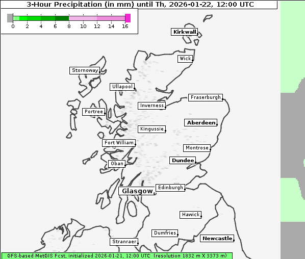 Niederschlag, 22. 1. 2026