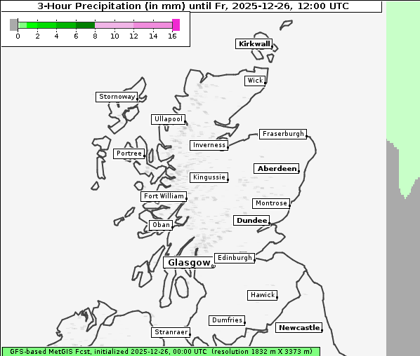 Niederschlag, 26. 12. 2025