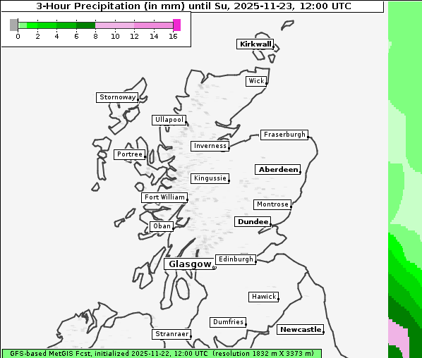 Niederschlag, 23. 11. 2025