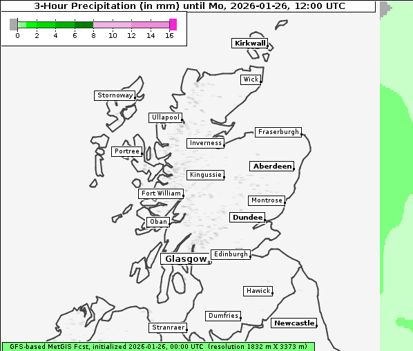 Niederschlag, 26. 1. 2026