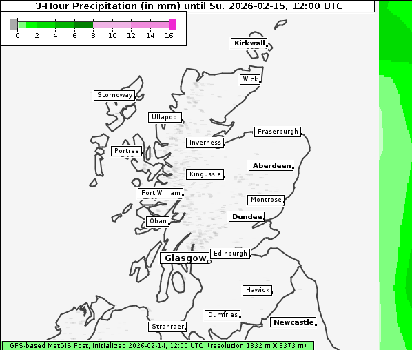 Niederschlag, 15. 2. 2026