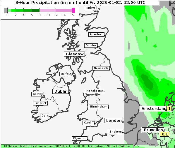 Niederschlag, 2. 1. 2026