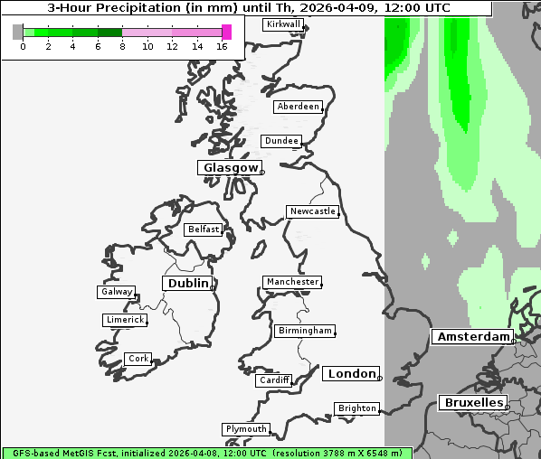 Niederschlag, 9. 4. 2026