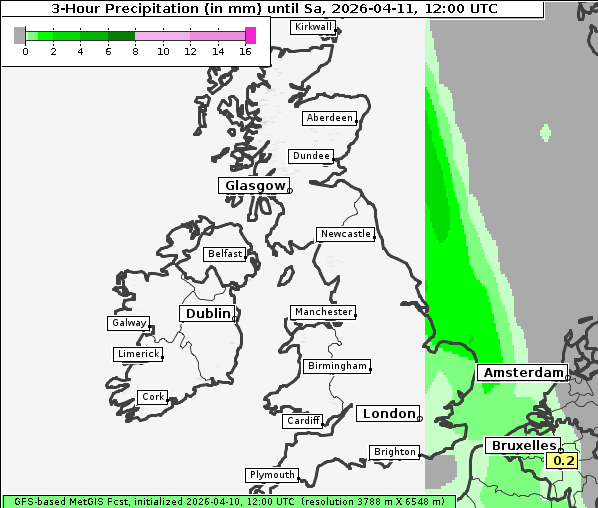 Niederschlag, 11. 4. 2026