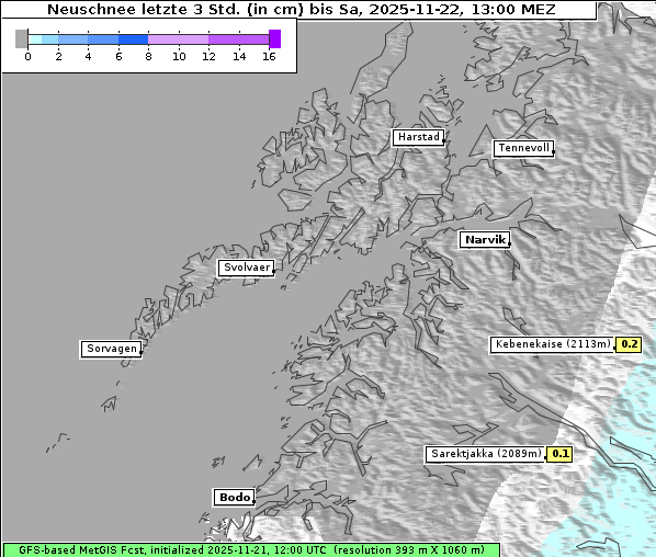 Neuschnee, 22. 11. 2025