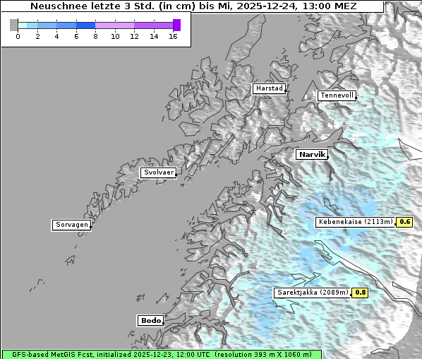 Neuschnee, 24. 12. 2025