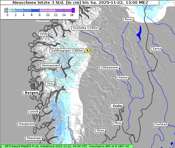 Neuschnee, 22. 11. 2025