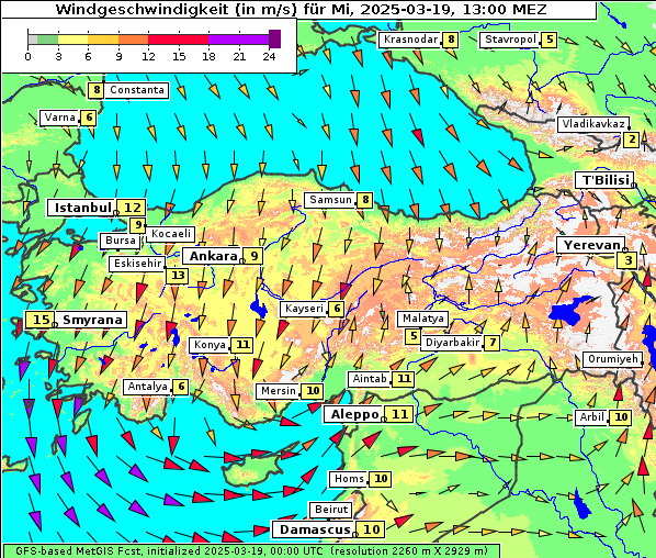 Wind, 19. 3. 2025