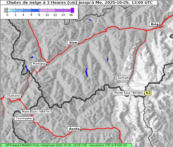 Neuschnee, 29. 10. 2025