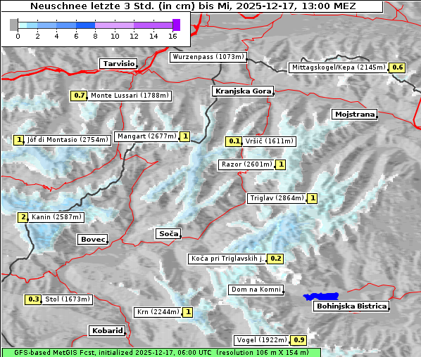 Neuschnee, 17. 12. 2025
