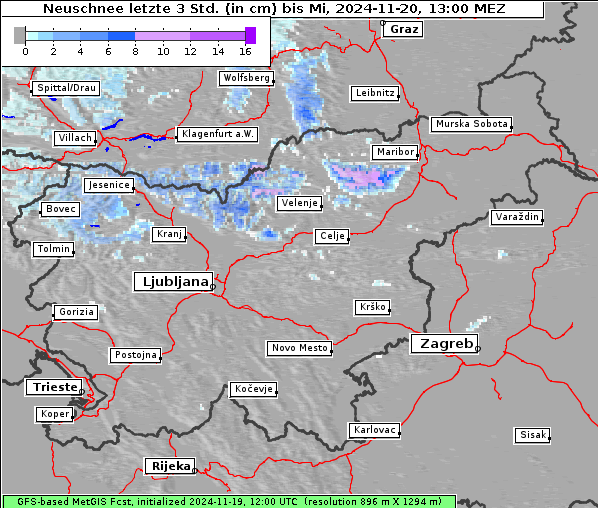 Neuschnee, 20. 11. 2024