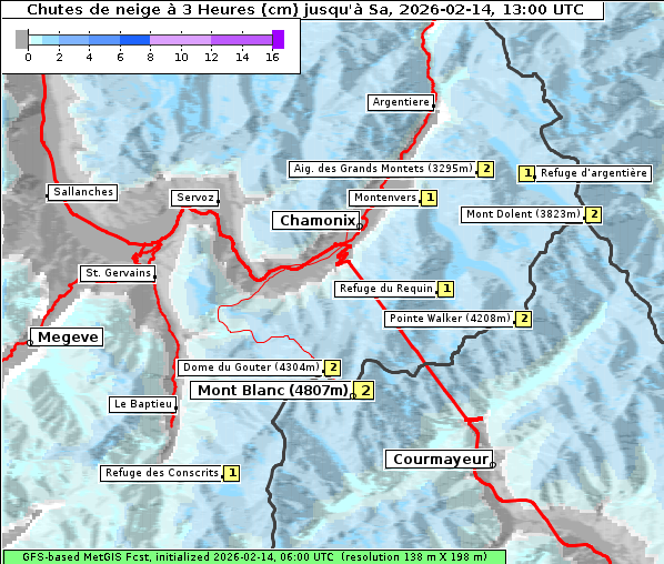 Neuschnee, 14. 2. 2026
