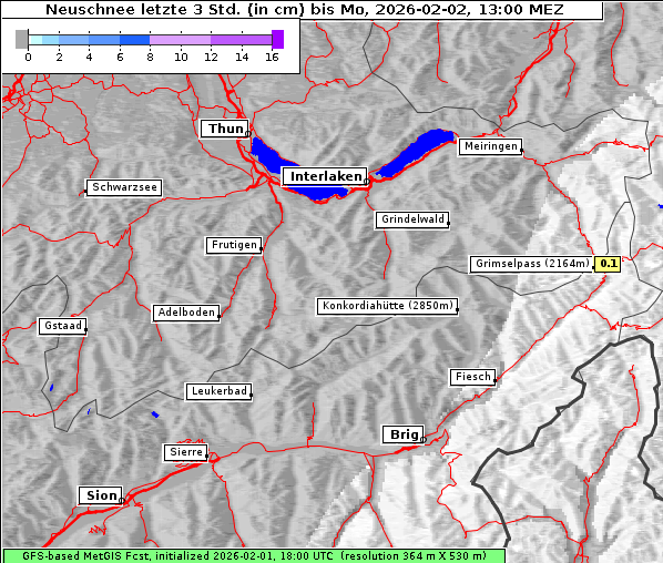 Neuschnee, 2. 2. 2026