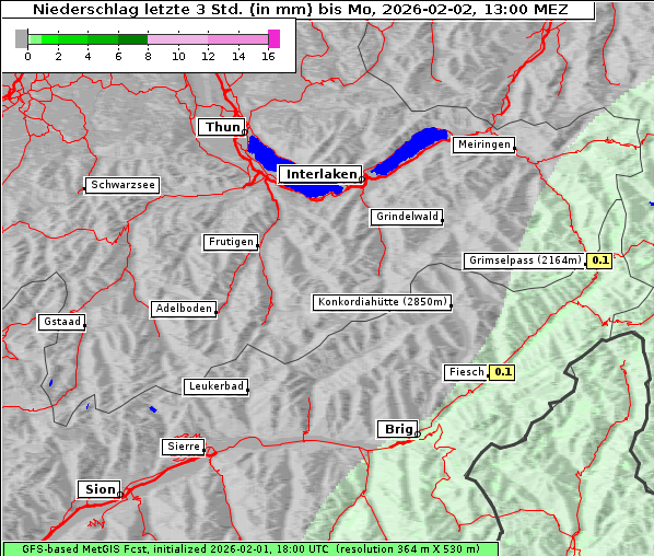 Niederschlag, 2. 2. 2026