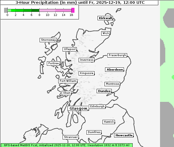 Niederschlag, 19. 12. 2025