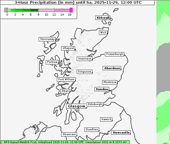 Niederschlag, 29. 11. 2025