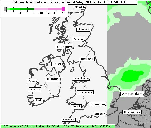 Niederschlag, 12. 11. 2025