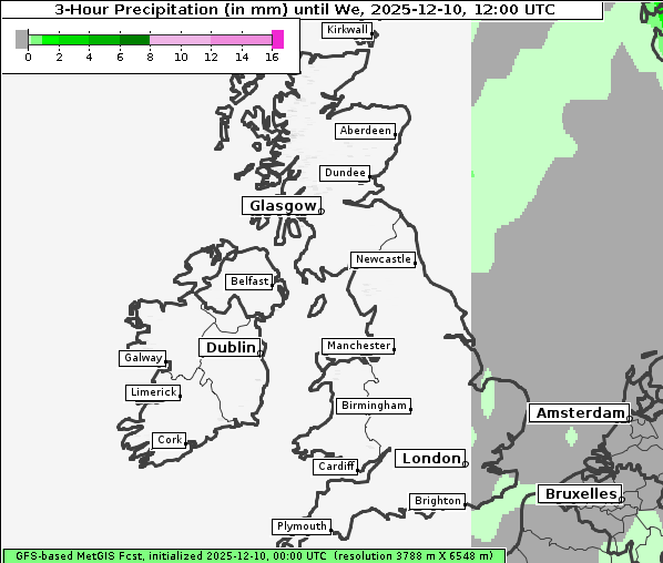 Niederschlag, 10. 12. 2025