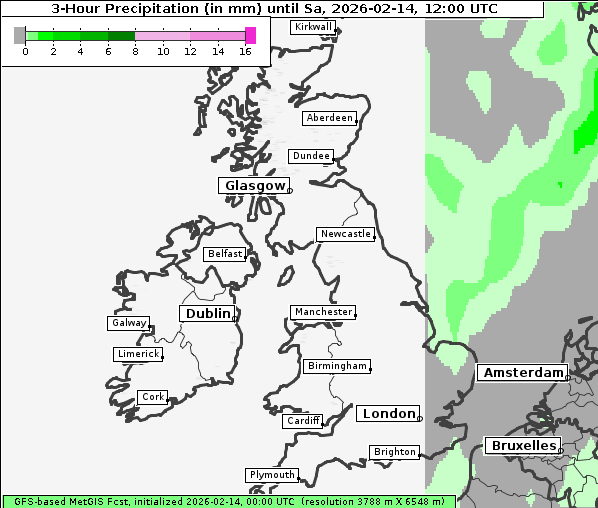 Niederschlag, 14. 2. 2026