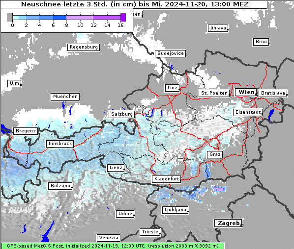 Neuschnee, 20. 11. 2024