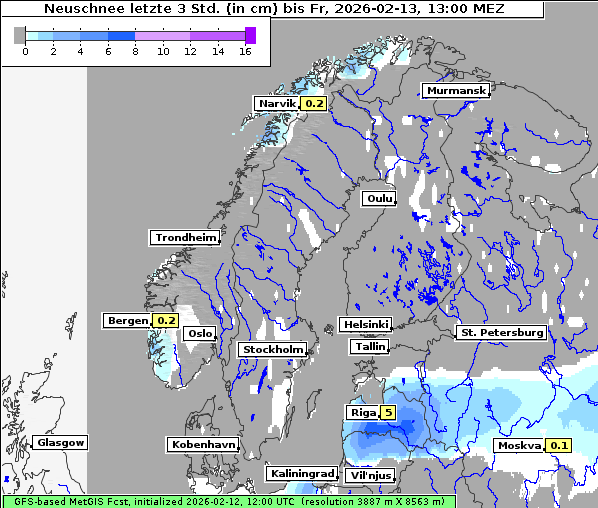 Neuschnee, 13. 2. 2026