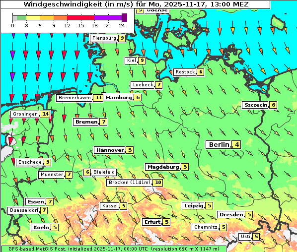 Wind, 17. 11. 2025