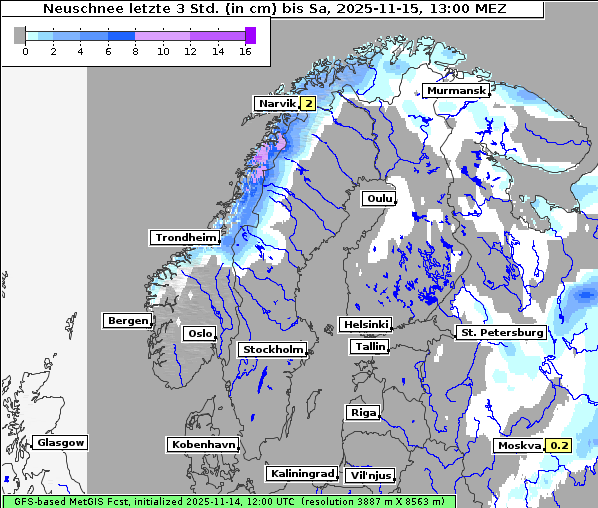Neuschnee, 15. 11. 2025