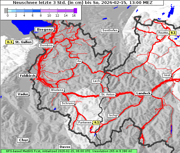 Neuschnee, 15. 2. 2026