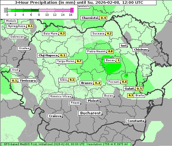 Niederschlag, 8. 2. 2026