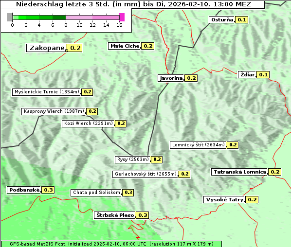 Niederschlag, 10. 2. 2026