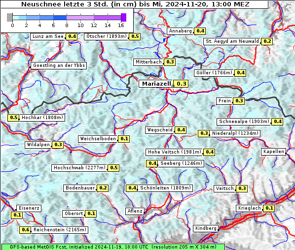 Neuschnee, 20. 11. 2024