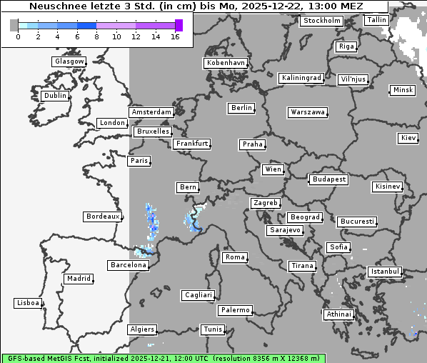 Neuschnee, 22. 12. 2025