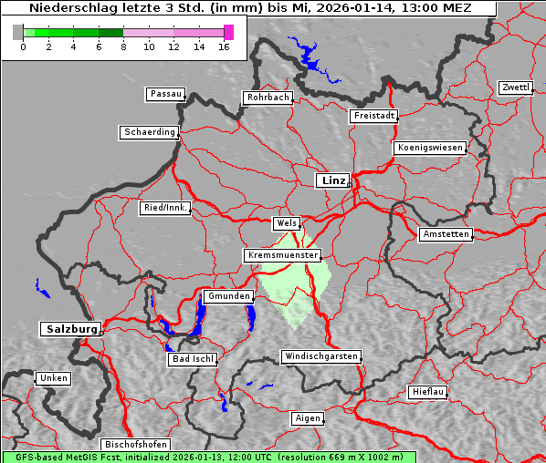 Niederschlag, 14. 1. 2026