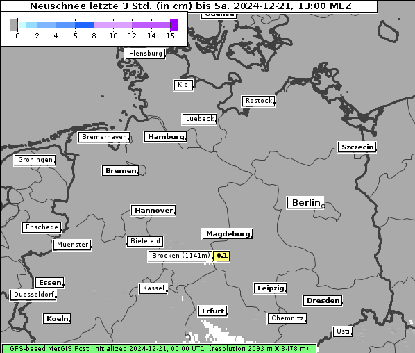 Neuschnee, 21. 12. 2024