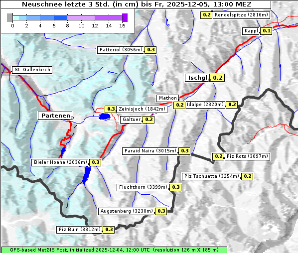 Neuschnee, 5. 12. 2025